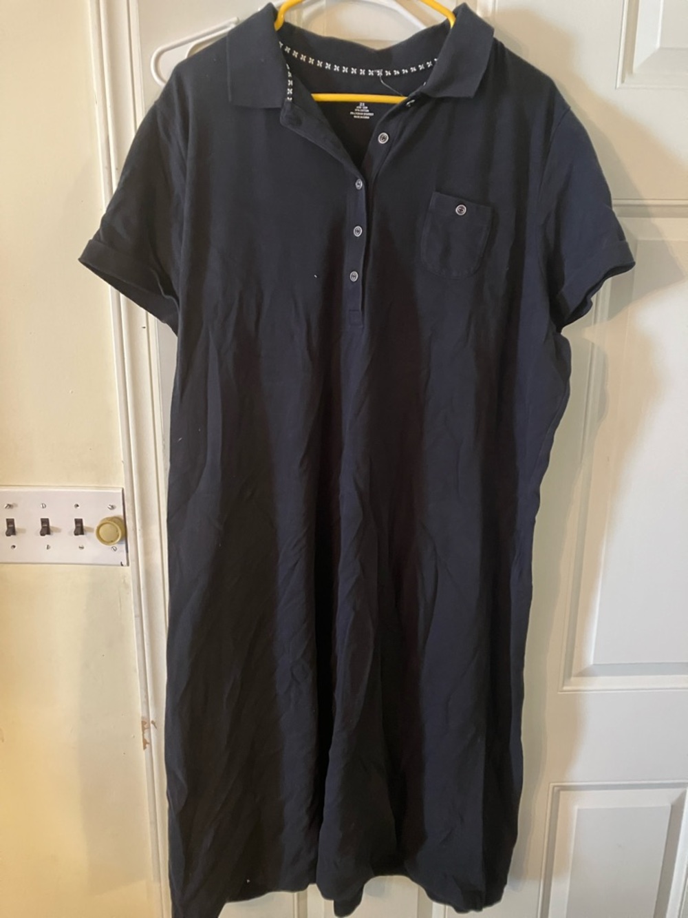 Lands' End Women's Navy Polo Dress